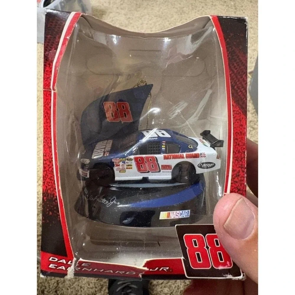 NASCAR Kyle Petty #42 Mello Yello Diecast & Dale Earnhardt Jr #88 Ornament Lot